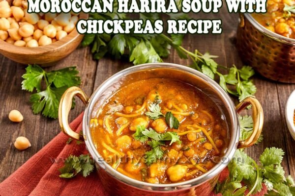 Moroccan Harira Soup with Chickpeas Recipe