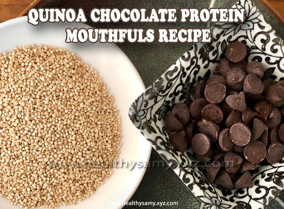 Quinoa Chocolate Protein Mouthfuls Recipe