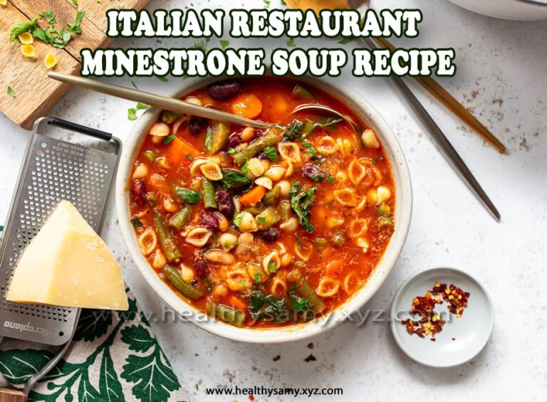 Italian Restaurant Minestrone Soup Recipe