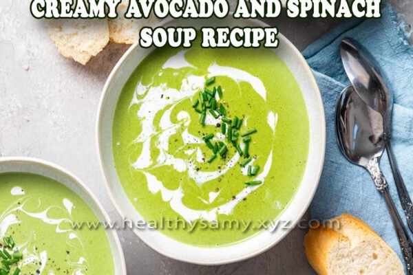 Creamy Avocado and Spinach Soup Recipe