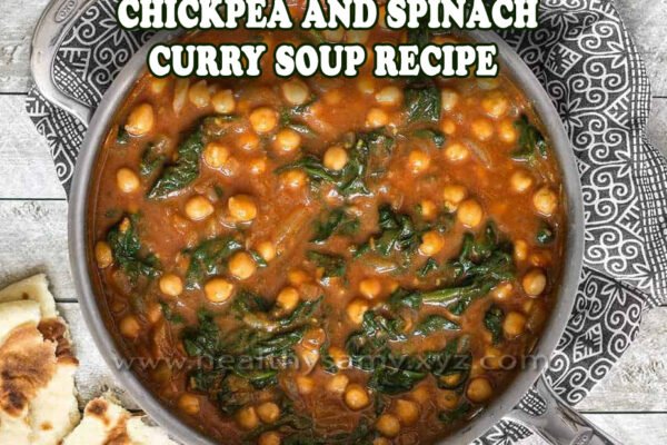 Chickpea and Spinach Curry Soup Recipe