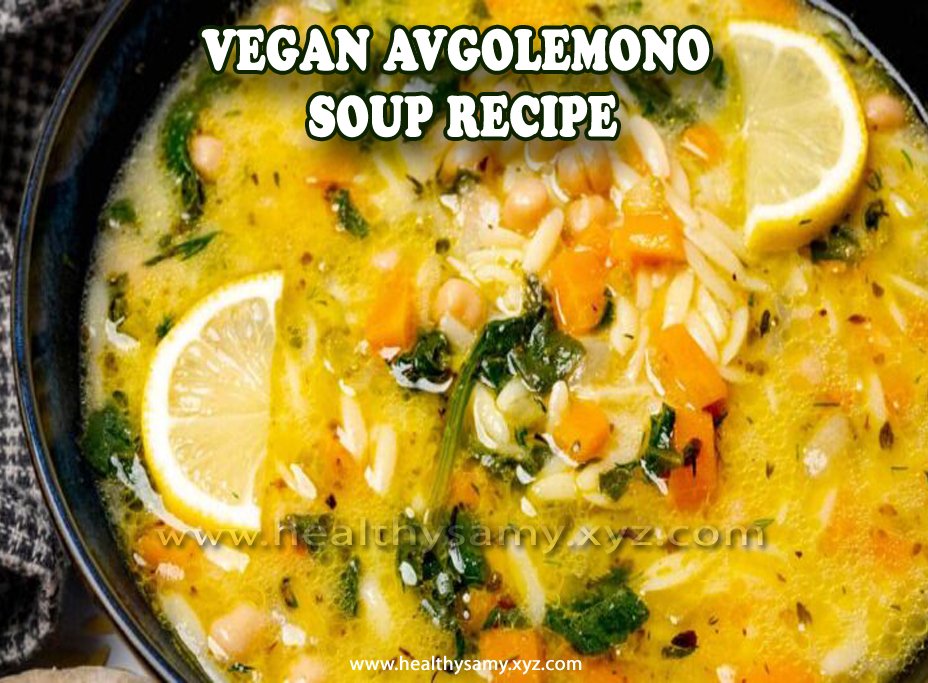 Vegan Avgolemono Soup Recipe