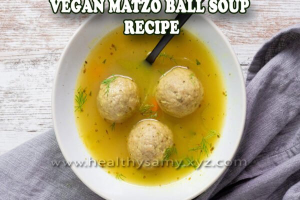 Vegan Matzo Ball Soup Recipe