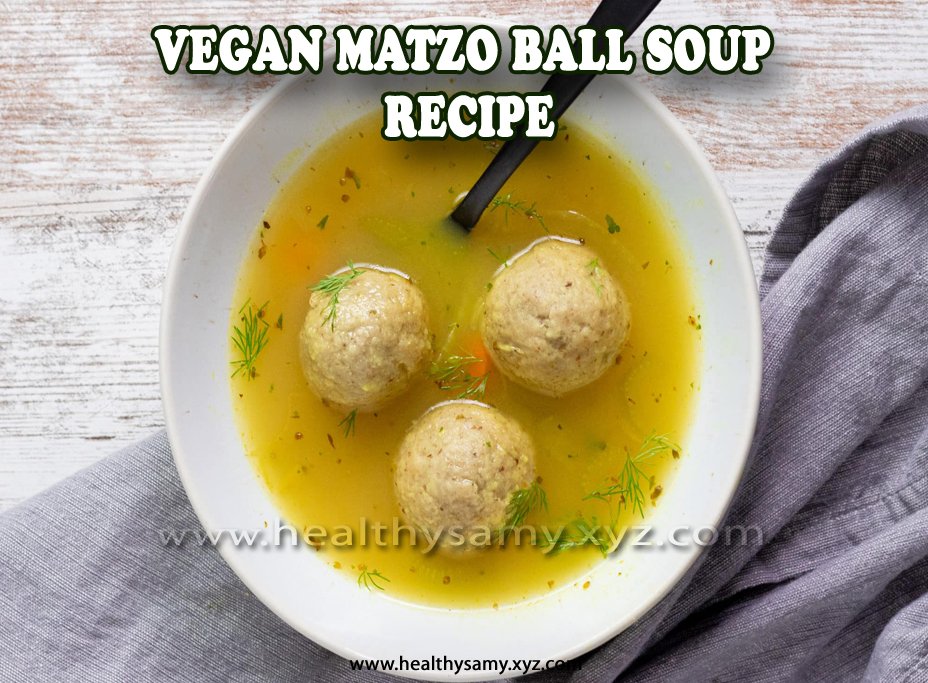 Vegan Matzo Ball Soup Recipe