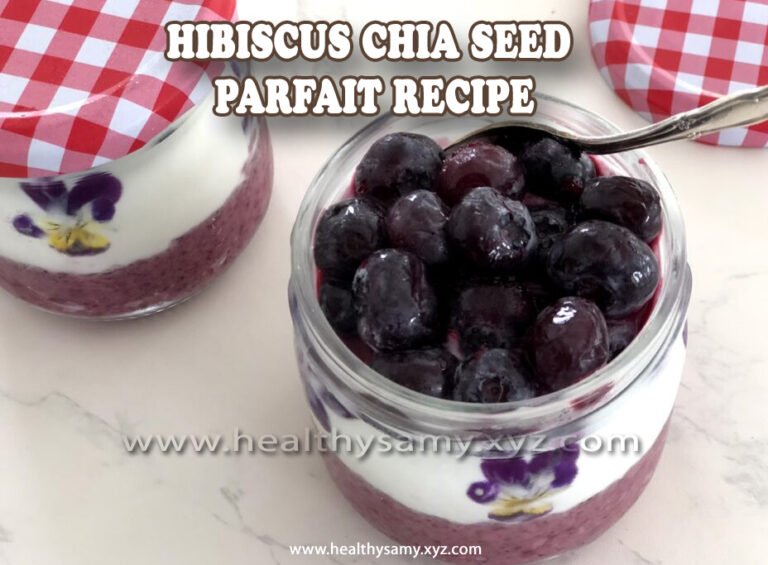 Hibiscus Chia Seed Parfait Recipe