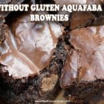 Without gluten Aquafaba Brownies