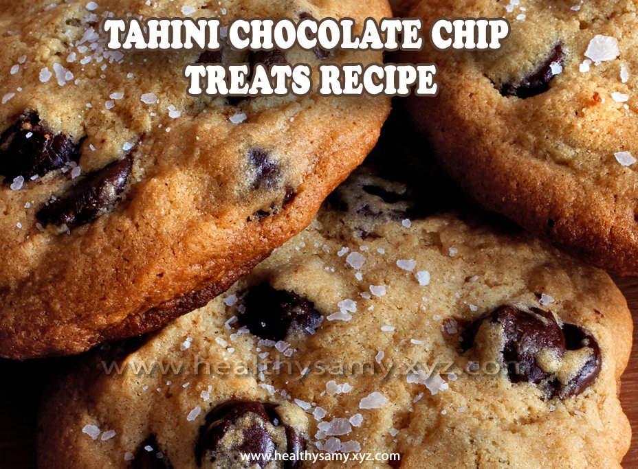 Tahini Chocolate Chip Treats recipe